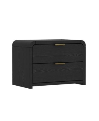 Grace 28" Wood 2-Drawer Nightstand