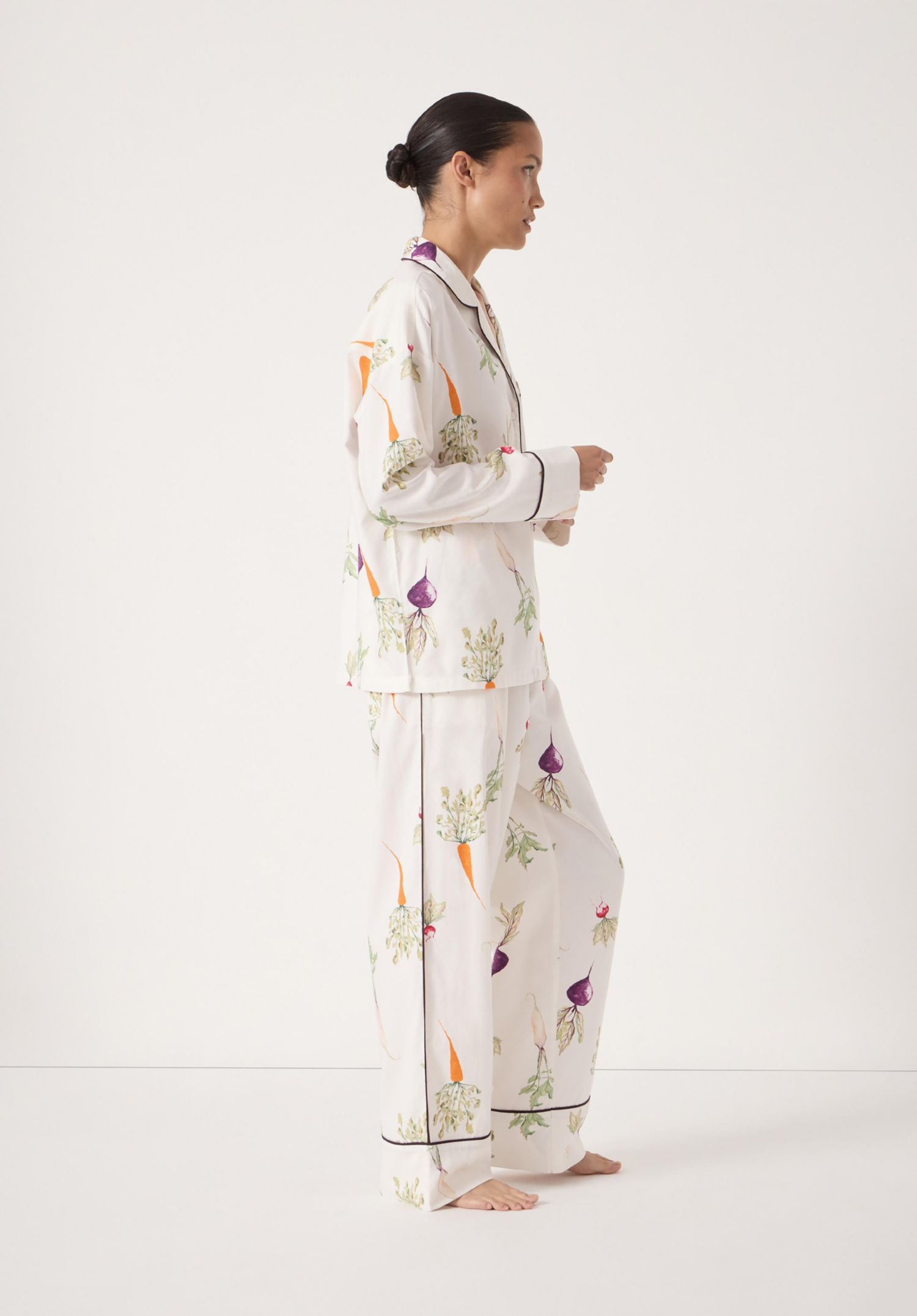 Women's Long Sleeve Brushed Cotton Pyjamas