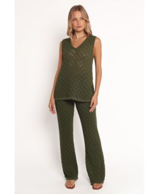 Women's Fefe Textured Knit Pants