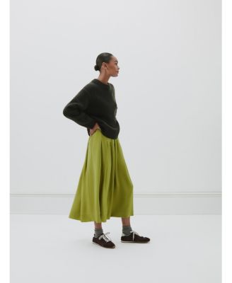 Women's Ivy Pleated Air Flow Midi Skirt