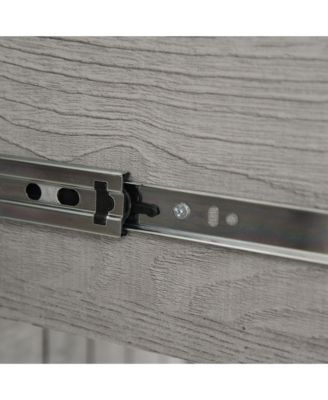 Vintage Executive Desk, Home Office Station, Student Table with Cabinet