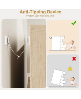 5-Drawer Modern Tall Wooden Dresser, Large Drawers, Storage Organizer for Bedroom, Living Room, Nursery