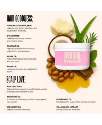 Color Depositing Hair Mask – Semi-Permanent Hair Dye + Deep Conditioner, 8oz Jar