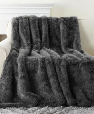 Lifestyle Faux Fur Throw, 50" x 60"