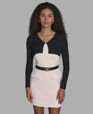 Women's Knit V-Neck Cropped Cardigan Sweater