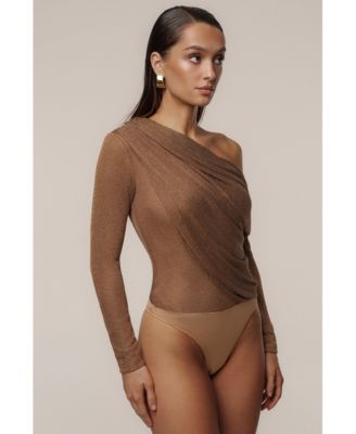 Women's Opulent Metallic Bodysuit