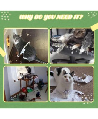 Festive 54" Christmas Cat Tree with Multi-Level Perches, Condos & Scratching Posts