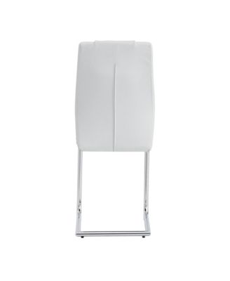 Streamdale Modern Faux Leather Dining Chairs (Set of 6)