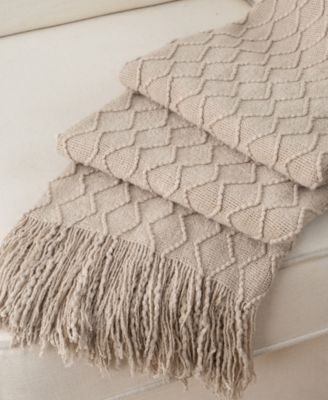 Multi Chevron Texture Lightweight Throw, 50" x 60"