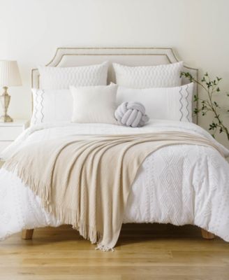 Classic Textured Ribbed Knit Throw, 50" x 60"