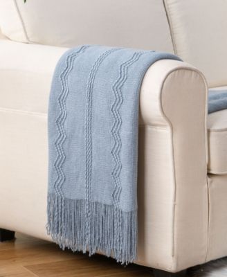 Wave-Link Texture Lightweight Throw, 50" x 60"