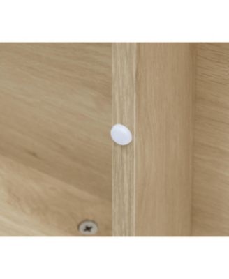 Fluted 6-Drawer Double Dresser with LED