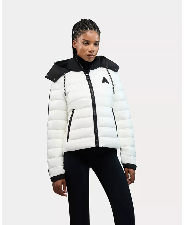Women's Rousset Lightweight Cinched Puffer Jacket with Contrast Detailing