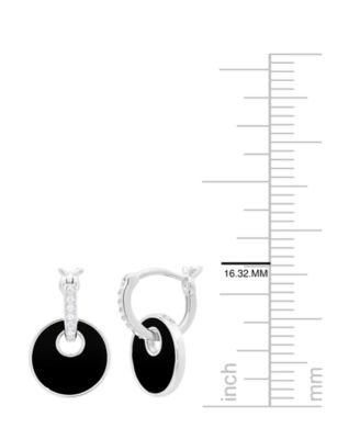 3-Pc. Jade Inlay (3 ct. t.w.) And Lab Grown White Sapphire (1/5 ct. t.w.) Necklace, Earrings, And Bracelet Set (Also Available in Onyx Inlay)