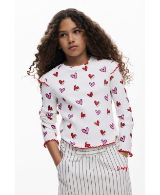 Girls Girls's Long-sleeved hearts t-shirt