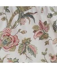 Gianna Suspender Valance. 3" Rod Pocket, contrast ribbon Tie. 50"W x 17"L