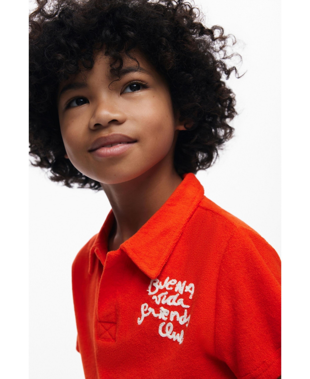 Desigual Boys Boys's Polo Buena life
