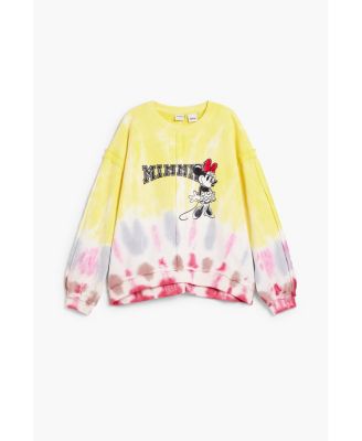Girls Girls's Minnie Mouse tie-dye sweatshirt