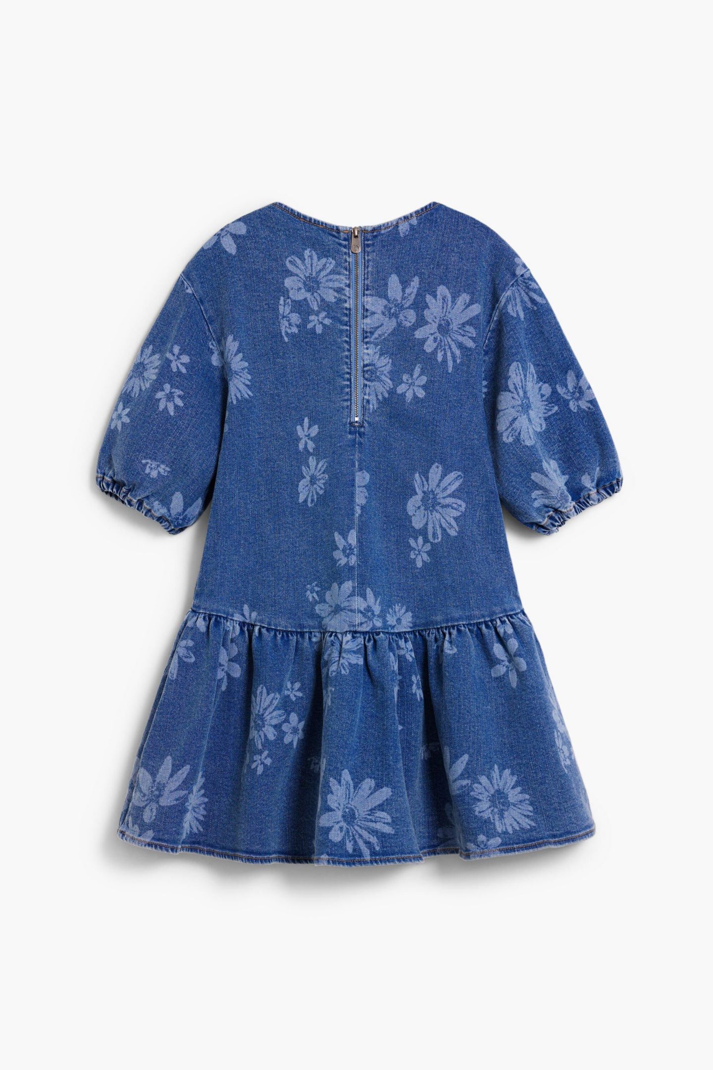 Платье Desigual 's Denim floral dress для девочек, цвет: Светлый синий — фото 6