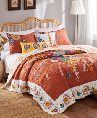 Topanga Bohemian Floral 5-Pc. Quilt Set, King