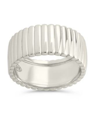 Robyn Ribbed Band Ring