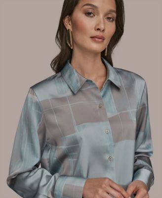 Women's Long-Sleeve Drawstring Top