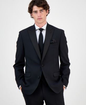 Men's Slim-Fit Faille-Trim Tuxedo Jacket, Created for Macy's