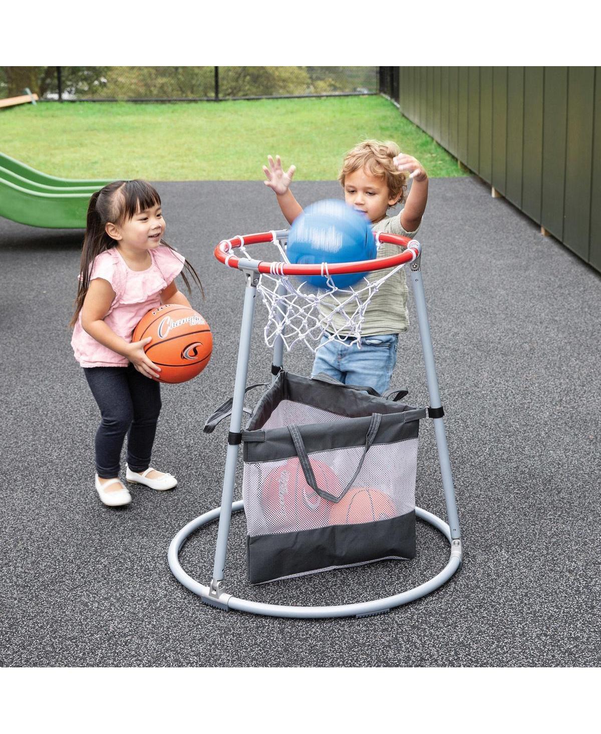 Kaplan Early Learning Toddler Basketball Hoop with Storage Bag