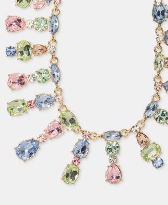 Mixed Stone 16" Statement Necklace