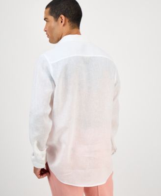 Men's 100% Linen Shirt, Created for Macy's
