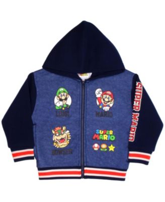 Little Boys Super Hooded Fleece Varsity Jacket