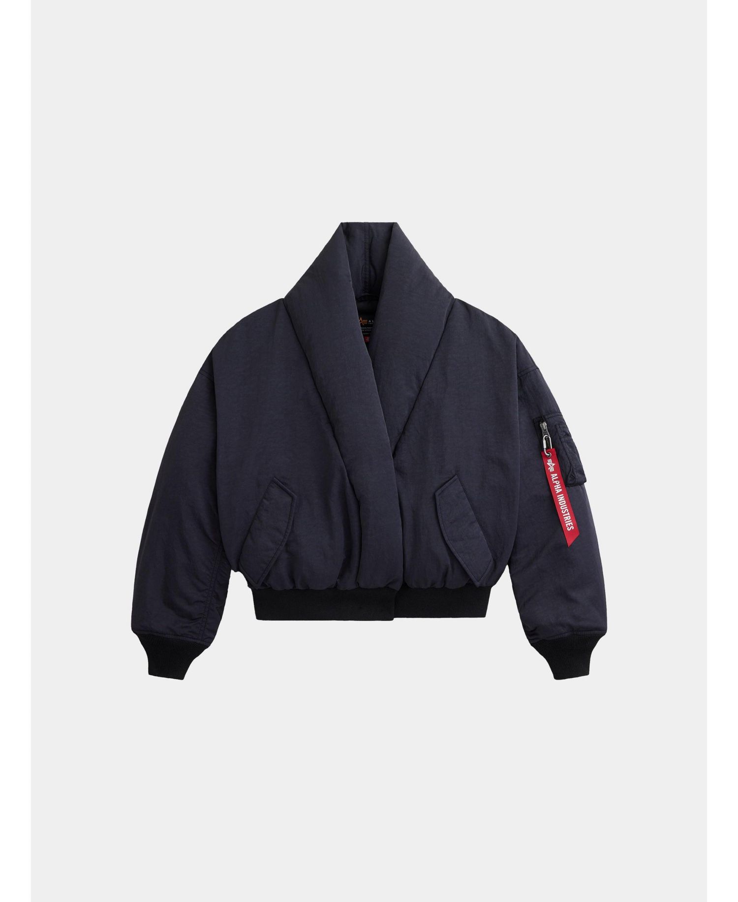 Women's Shawl Collar Flight Jacket W