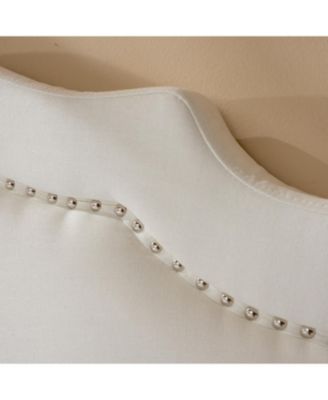 Streamdale Button-Accented Headboard with Iron Legs