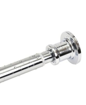 Adjustable Shower Curtain Rod 42” -72”, Spring tension Stainless Steel Telescoping Rod, Heavy Duty, Rust Resistant,