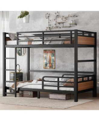 Twin XL/Twin XL Metal Bunk Bed, Separable