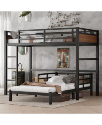 Twin XL/Twin XL Metal Bunk Bed, Separable