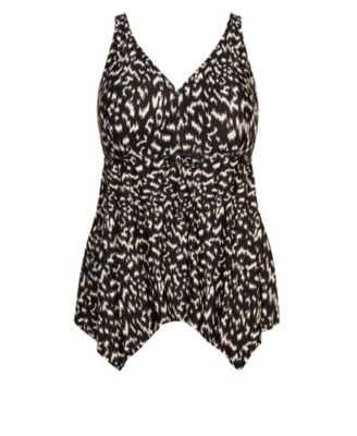 Women's Sharkbite Print Tankini