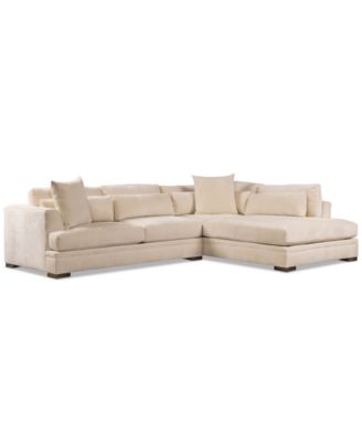 Triana 2-Pc. Fabric Chaise Sectional Sofa