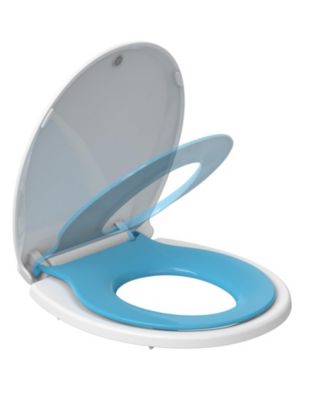 Toilet Seat, Round Toilet Seat with Toddler Seat Built in, Potty Training Toilet Seat Round Fits Both Adult and Child