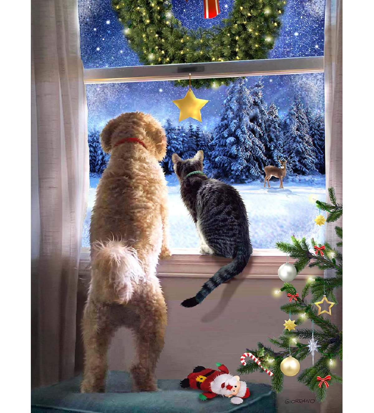 SunsOut Impatient 500 piece Jigsaw Puzzle for Adults Christmas