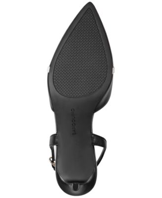 Women's Pracen Bow Slingback Kitten Heel Pumps