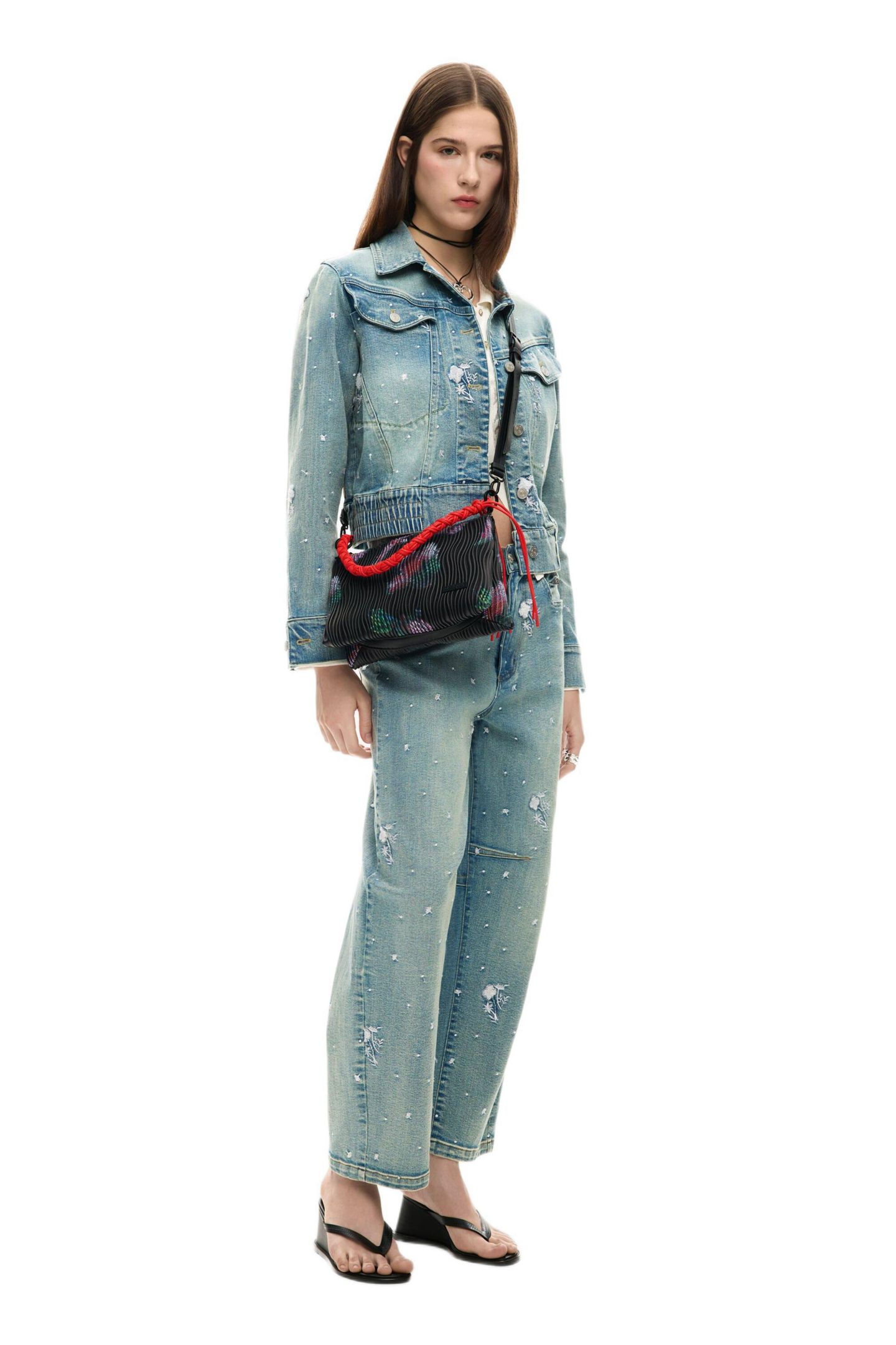 Женская сумка Desigual Medium textured, цвет: Чёрный — фото 2