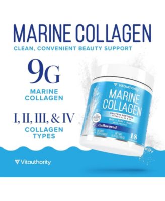 Marine Collagen Powder Unflavored, 18 servings