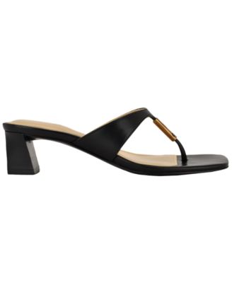 Women's Yaiza Leather Block Heel City Sandals