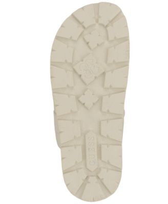 Womens Faxon Platform Lug Sole Footbed Sandals