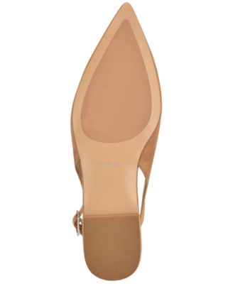 Womens Dorazio Suede Pointed Toe Slingback Flats