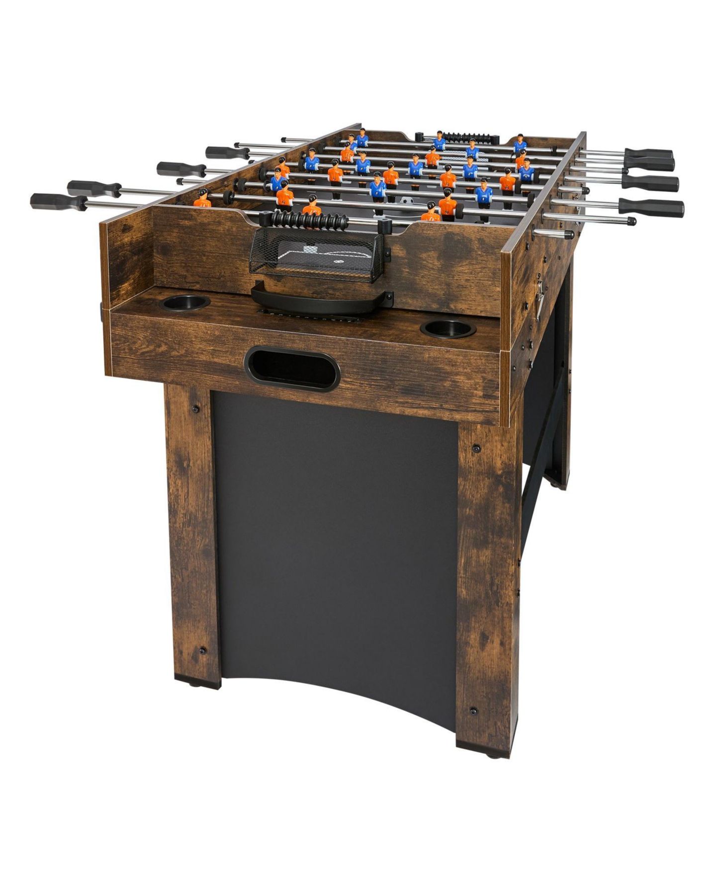 Детская игрушка SUGIFT 3-in-1 Air Hockey, Foosball, and Table Tennis Game Table with Built-in Blower Motor, Ages 5+, цвет: Коричневый — фото 6