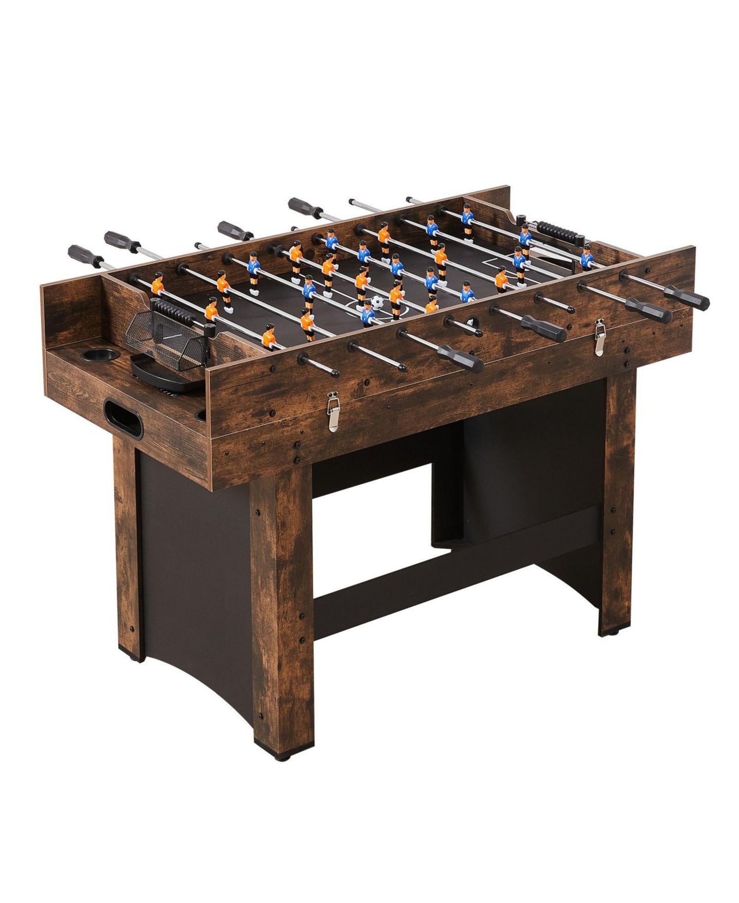 Детская игрушка SUGIFT 3-in-1 Air Hockey, Foosball, and Table Tennis Game Table with Built-in Blower Motor, Ages 5+, цвет: Коричневый — фото 1