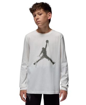 Boys' 8-20 Jumpman Drips Long-Sleeve T-Shirt