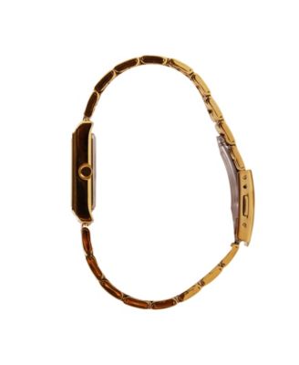 Women's Japanese Quartz Gold-Tone Stainless Steel Watch, 21mm